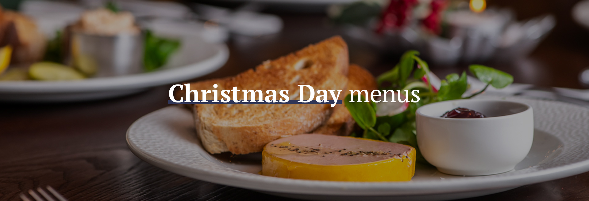 Christmas Day Menu at The Washington